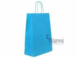 SHOPPERS DI CARTA TURCHESE 22+10x29